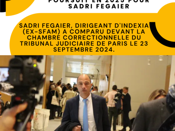 SFAM - Sadri Fegaier, dirigeant d'Indexia (ex-SFAM) a comparu devant la chambre correctionnelle du tribunal judiciaire de Paris le 23 septembre 2024 zoomassurance.fr