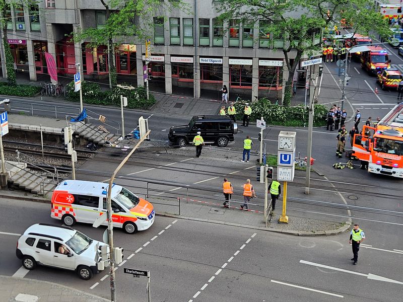 Huit blessés dans un accident de circulation à Stuttgart, selon la police