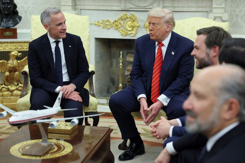Le Canada n'est pas à vendre, dit Carney à Trump lors d'une visite à Washington