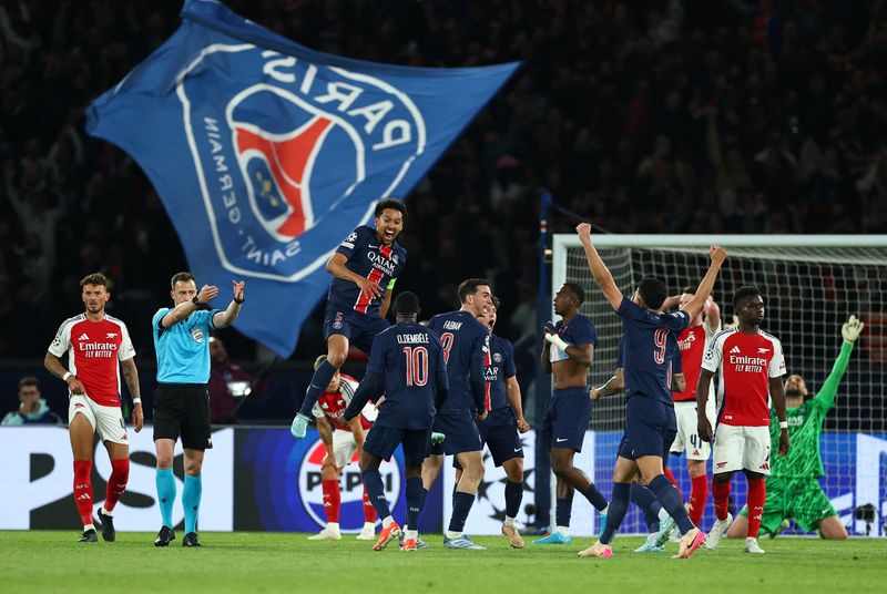 Le PSG bat Arsenal et se qualifie pour sa 2e finale de Ligue des champions