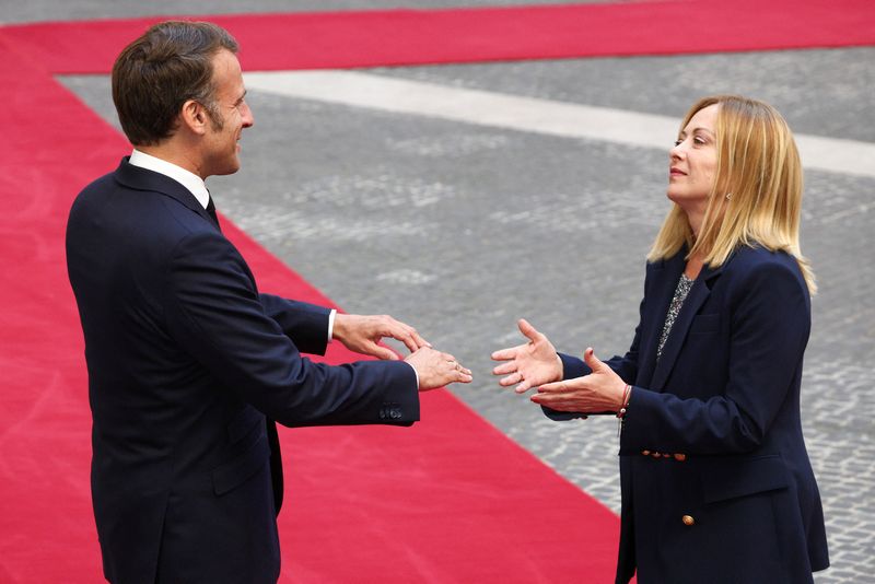 Des "convergences fortes" entre Macron et Meloni lors de leur rencontre-Elysée