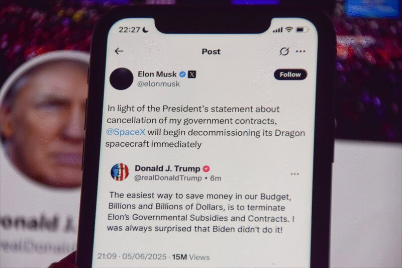 Le bitcoin malmené par la querelle entre Trump et Musk