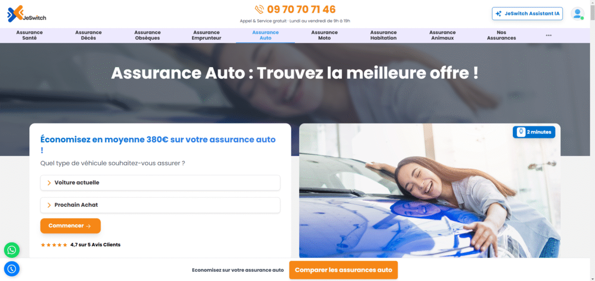 COMPARATEUR D'ASSURANCE AUTO JESWITCH.FR
