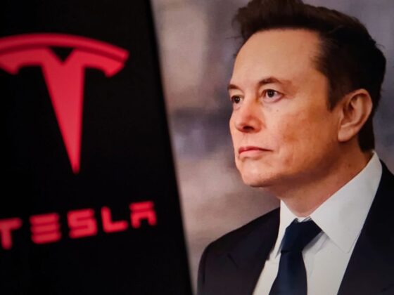 Elon Musk Tesla shares