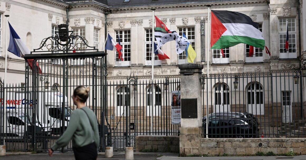 drapeaux palestiniens France