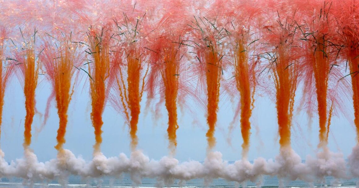 fusées d'artifice Tibet