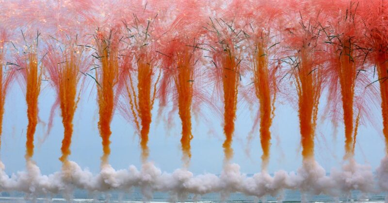 fusées d'artifice Tibet