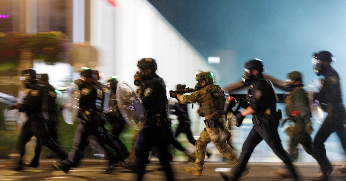 déploiement de troupes à Portland