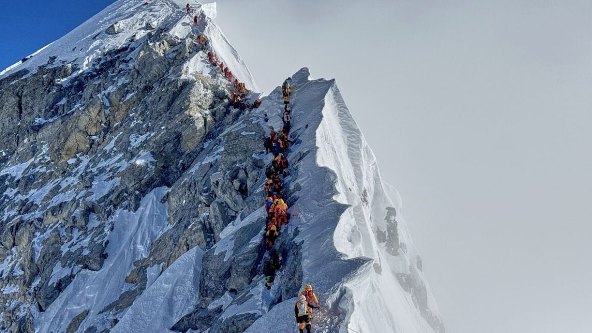 descente à ski Everest