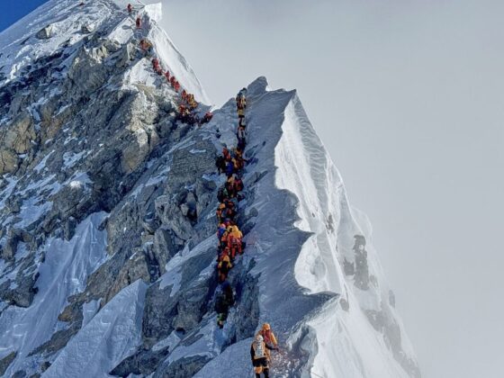 descente à ski Everest