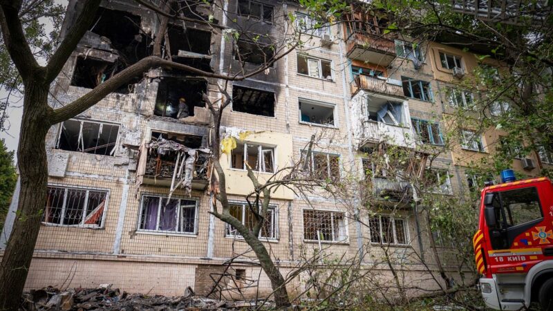 frappe russe Kyiv