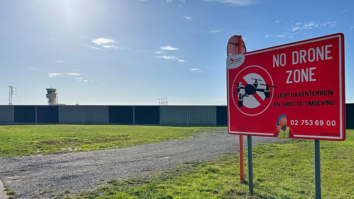 drones suspects Belgique