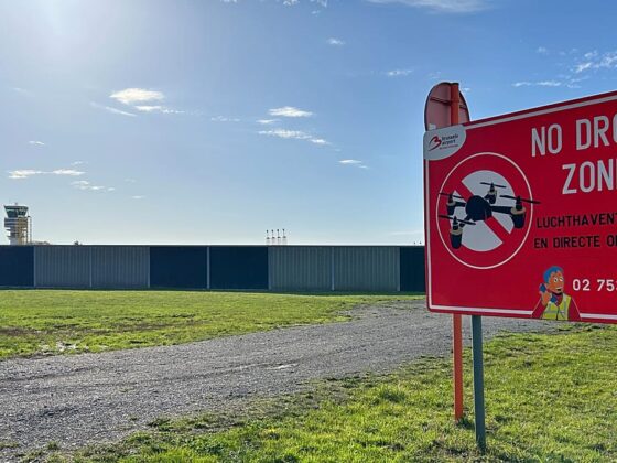 drones suspects Belgique