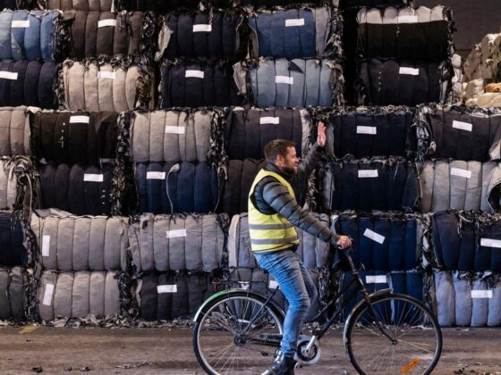recyclage textile Suède
