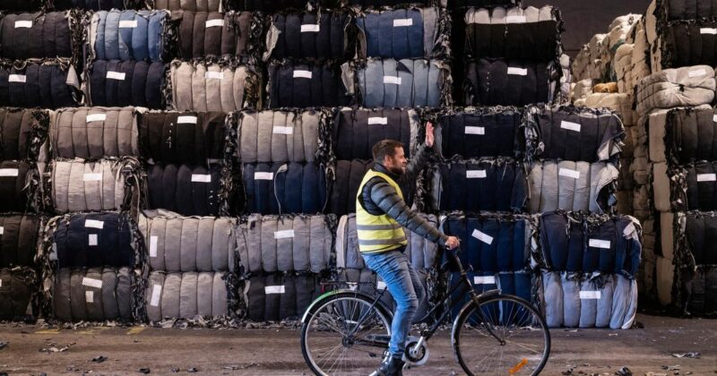 recyclage textile Suède
