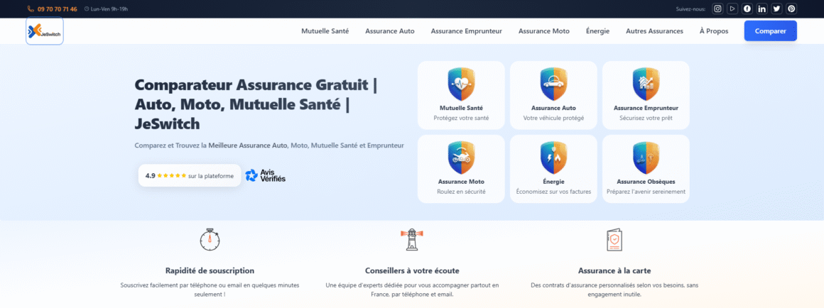 Comparateur Assurance Gratuit Auto, Santé, Habitation, Moto - JeSwi_ - [jeswitch.fr]