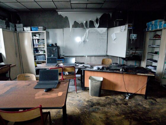 incendie collège Dijon