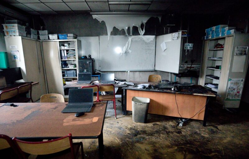 incendie collège Dijon