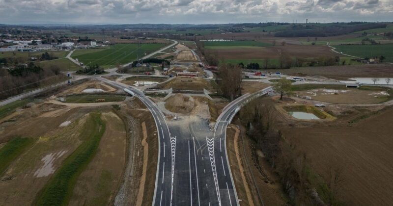 A69 chantier suspension travaux