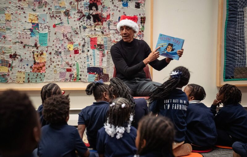 Barack Obama Noël enfants