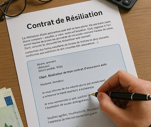 Lettre de résiliation assurance auto : découvrez notre modèle et des conseils pratiques pour faciliter votre démarche. Ne tardez plus, agissez maintenant !