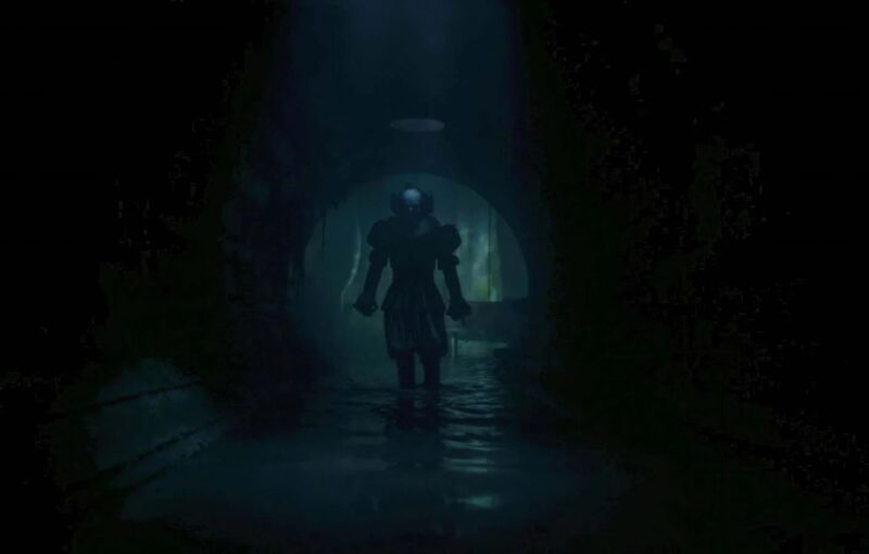 Bill Skarsgård clown terrifiant