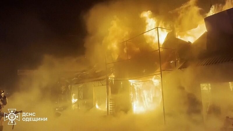 frappes de drones russes Odessa