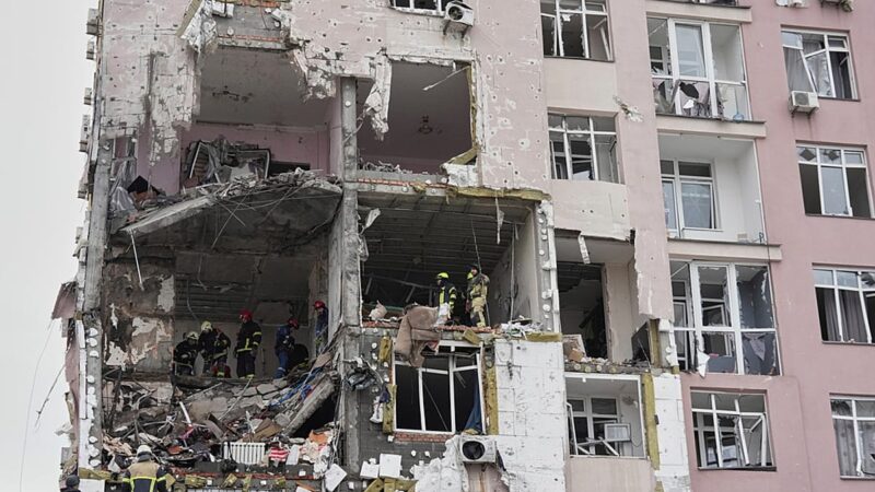 bombardement en Ukraine