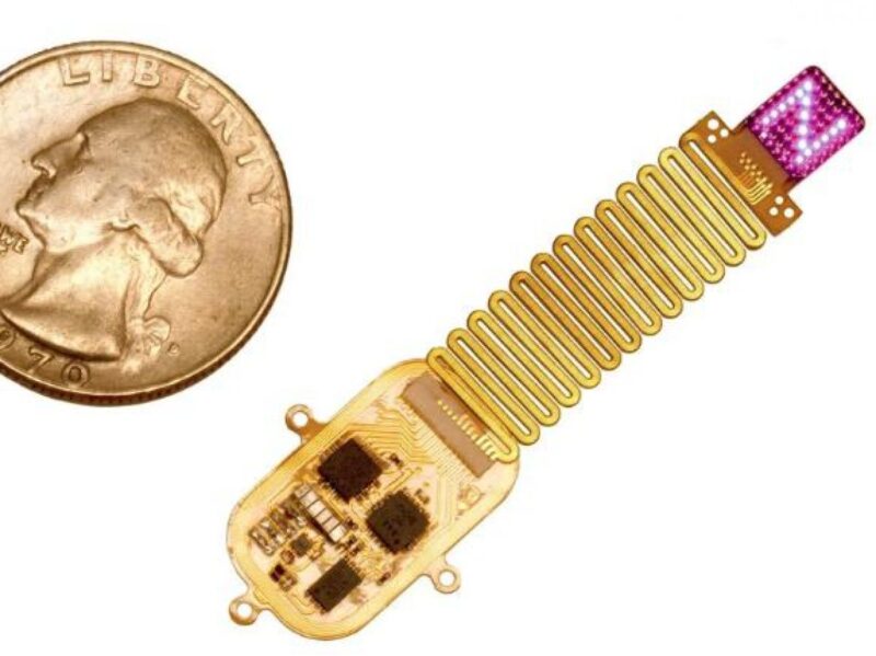 implant lumineux cerveau