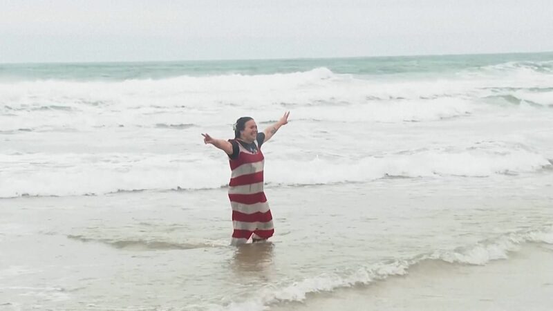 bain du Nouvel An Carcavelos