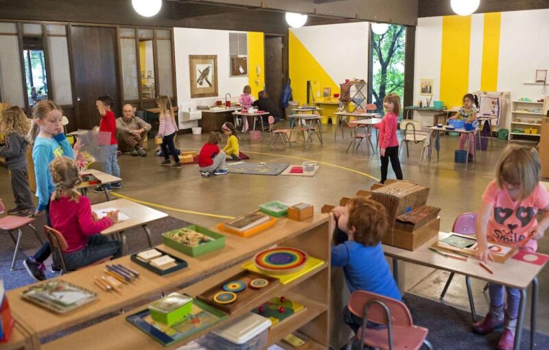 cour d'école bruyante