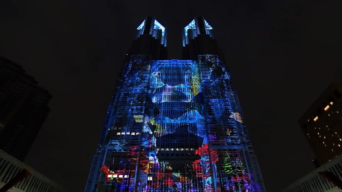 spectacle de projections Tokyo