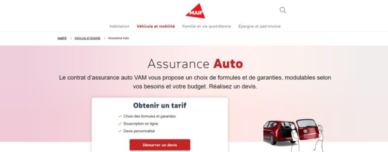 Maif assurance auto devis rapide et personnalisé en ligne pour protéger votre véhicule. Obtenez votre devis en quelques clics et comparez les options dès maintenant.