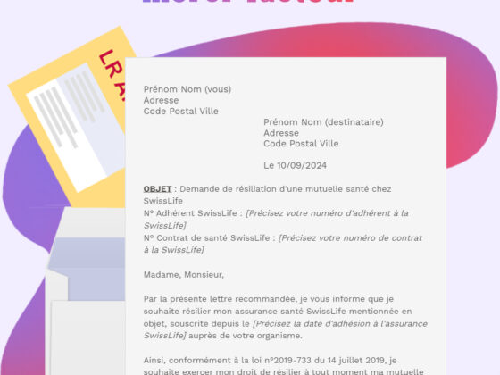 Modèle de lettre de résiliation mutuelle santé simple et rapide pour faciliter vos démarches. Téléchargez notre guide et résiliez en toute sérénité dès maintenant.