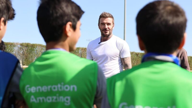 David Beckham Healthy Cities