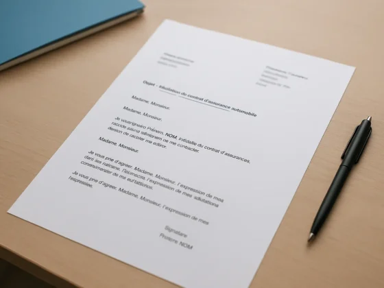 Modele lettre resiliation assurance auto facile à utiliser pour mettre fin à votre contrat. Suivez nos conseils pratiques et simplifiez vos démarches dès maintenant.