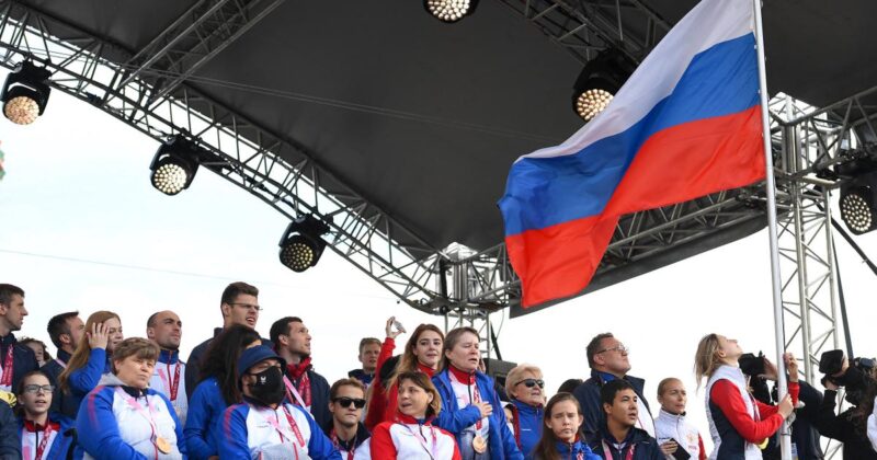 drapeau russe Jeux paralympiques