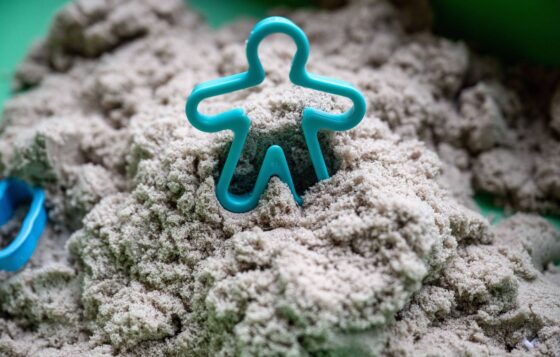 jouets à base de sable