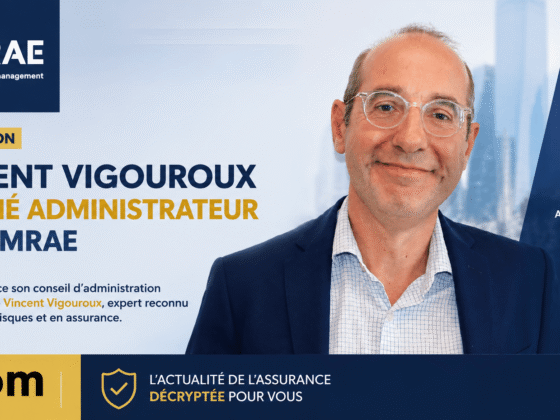 Vincent Vigouroux, ingénieur ICAM 1995, nommé administrateur AMRAE en 2026, avec 20 ans d’expérience en gestion des risques et assurance dommages multinationale.