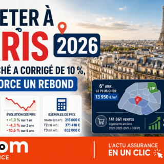 Acheter à Paris en 2026 le marché a corrigé de 10 %, et amorce un rebond