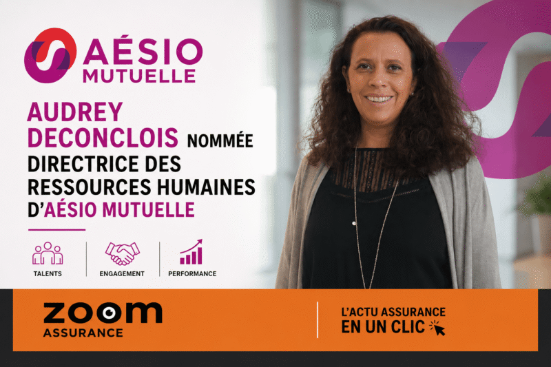 Nomination d’Audrey Deconclois, experte RH diplômée 2001, au poste stratégique chez Aesio Mutuelle en 2026, renforçant la gestion des ressources humaines.