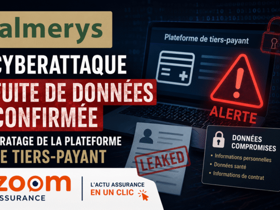 Almerys subit une cyberattaque en 2026 avec fuite de données personnelles, hors données de santé, impactant tous ses clients et déclenchant des notifications CNIL.