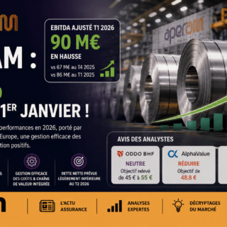 Aperam affiche un Ebitda ajusté à 90 M€ au T1 2026, renforçant sa solidité financière et sa capacité à sécuriser les investissements des épargnants.