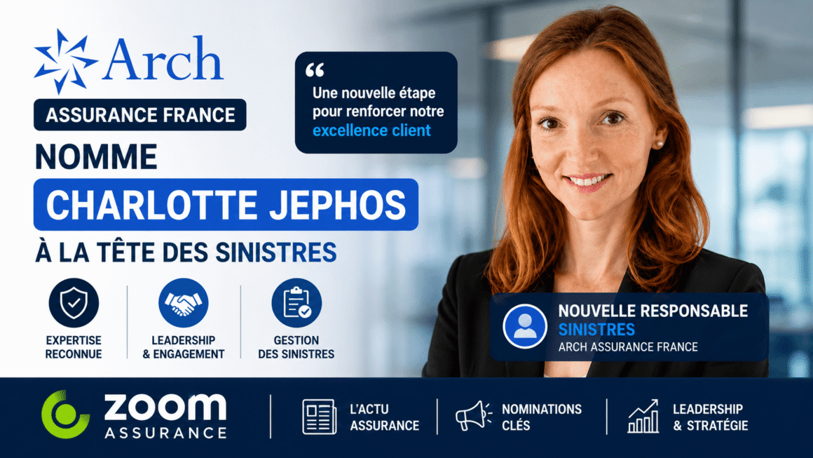 Arch Assurance France nomme Charlotte Jephos, experte en sinistres cyber et financiers, pour renforcer la gestion locale dès 2024 sur le marché français.