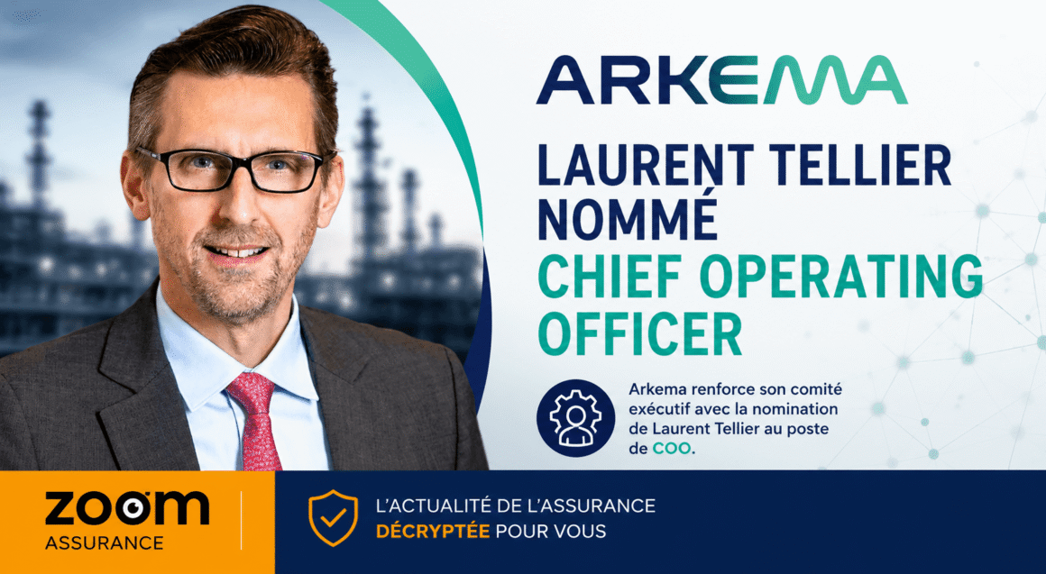 Arkema nomme Laurent Tellier COO à partir de juillet 2026, renforçant son management industriel pour mieux sécuriser ses performances économiques.