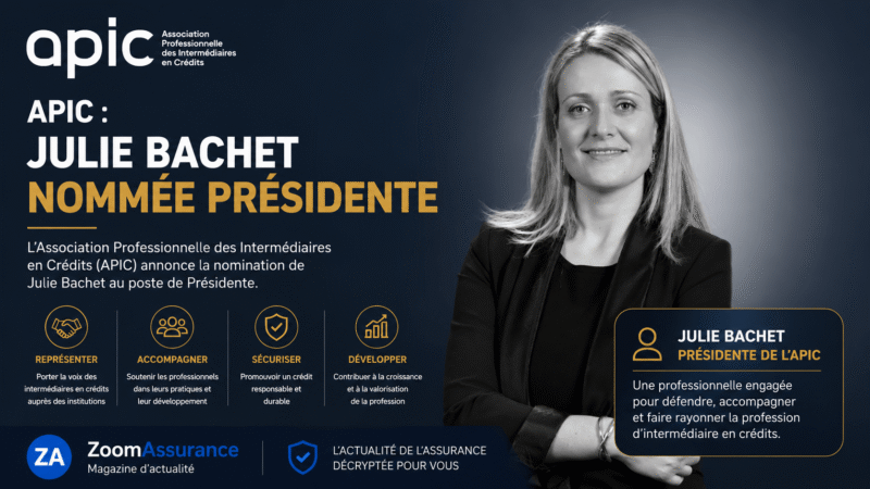 Julie Bachet devient présidente de l’Association Professionnelle des Intermédiaires en Crédits en 2026, pilotant un réseau de 130 agences.