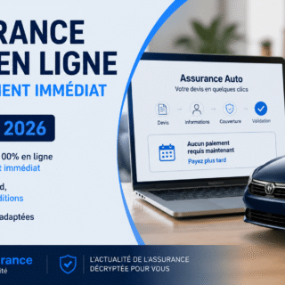 Assurance auto en ligne sans paiement immédiat guide 2026