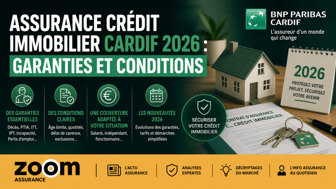 Assurance credit immobilier Cardif 2026 garanties et conditions