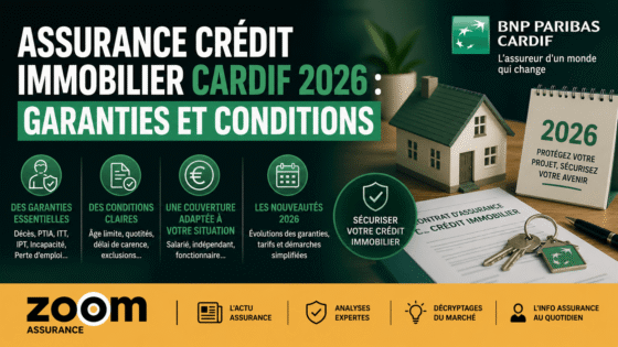 Assurance credit immobilier Cardif 2026 garanties et conditions