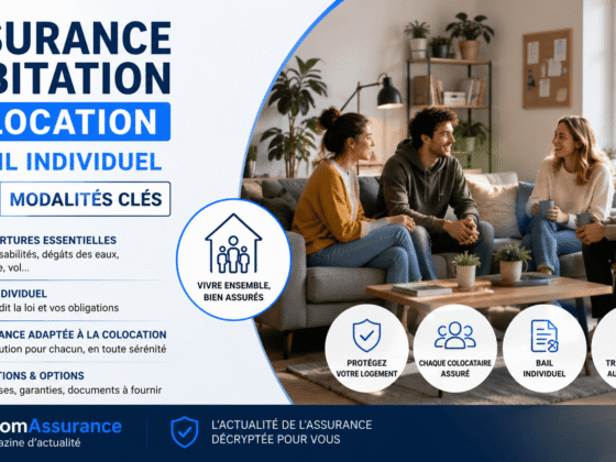 Assurance habitation colocation bail individuel 2026 modalités clés